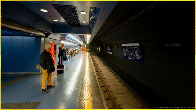 Interno della Stazione Toledo della Metropolitana di Napoli